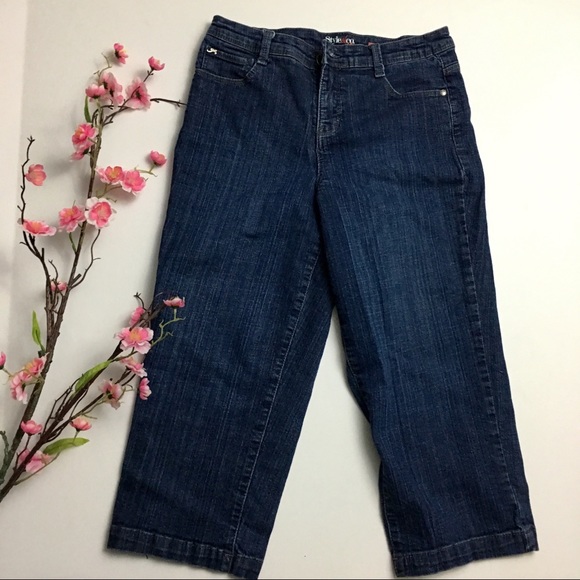 Style & Co. Denim - ✅SOLD✅Style & Co. Tummy Control Jeans Capris Dark